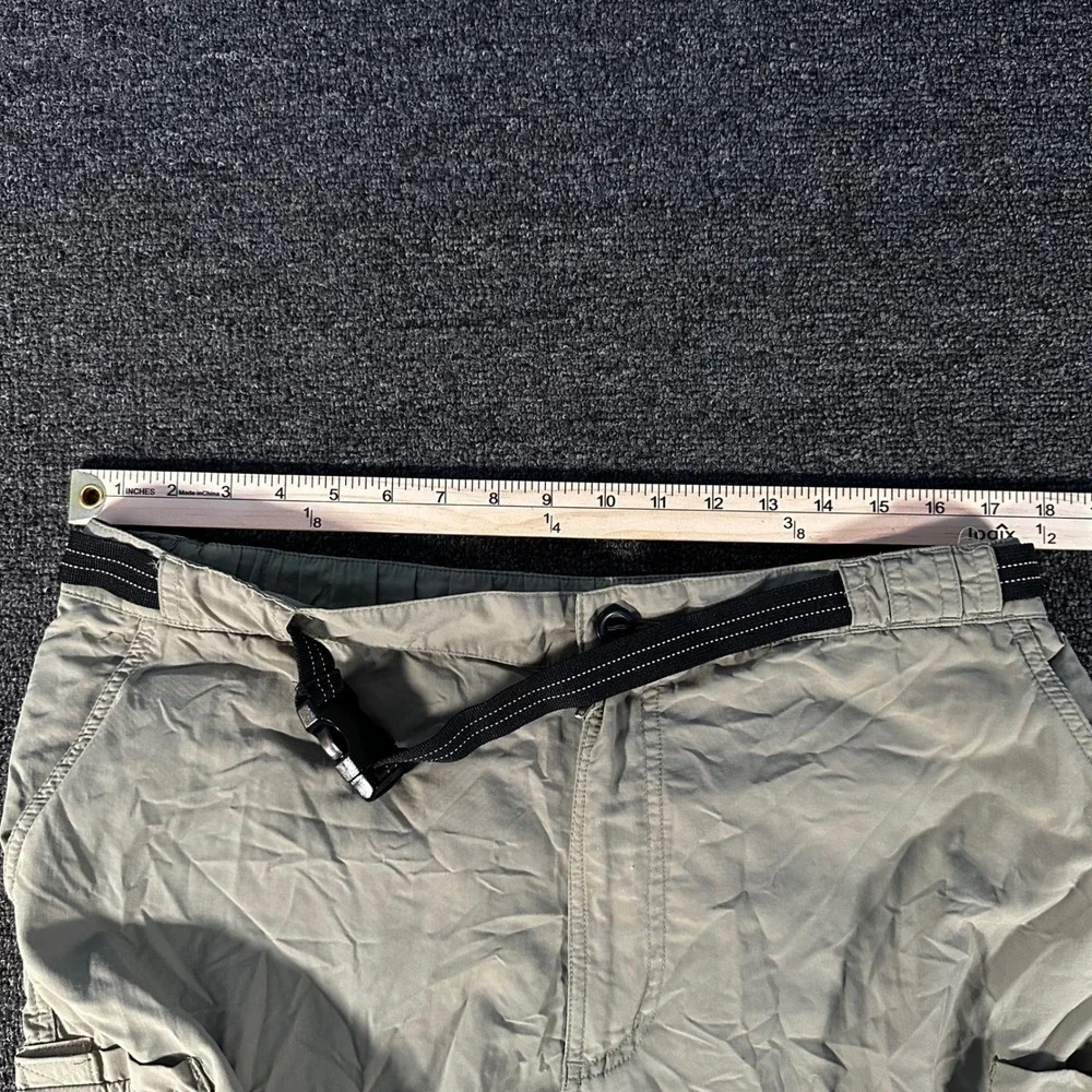 Magellan Outdoors Fish Gear Convertible Pants Mens XL Gray Good Zip Off Cargo